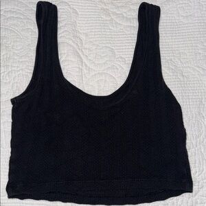 Black Sleeveless Women's Top
